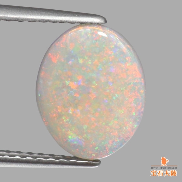 天然オパール 1.84ct 【ホワイト】 ライトニグリッジ