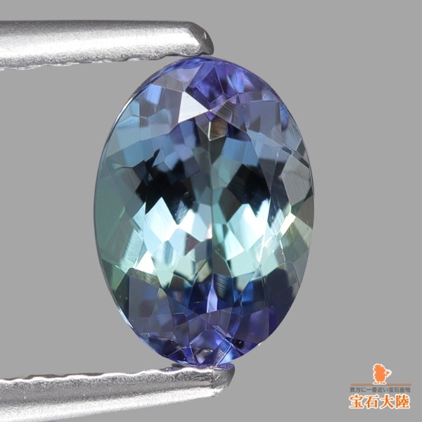天然ゾイサイト 0.83ct 【マルチカラー】 タンザニア