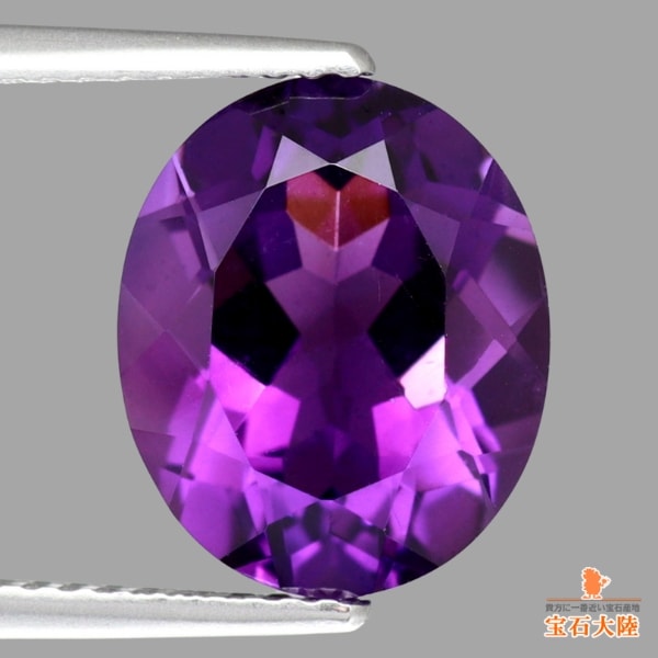 天然アメシスト 4.69ct 【ディープパープル】