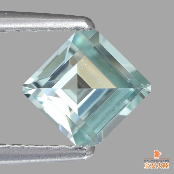 天然石ブルートルマリン 天然トルマリン 0.71ct 【アクアブルー】 アメリカンカット