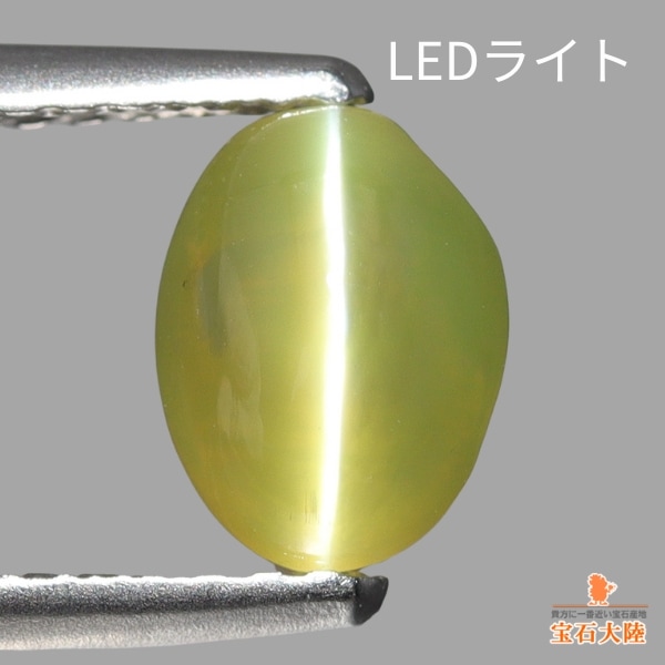 天然クリソベリルキャッツアイ2.67ct 鑑別書付き