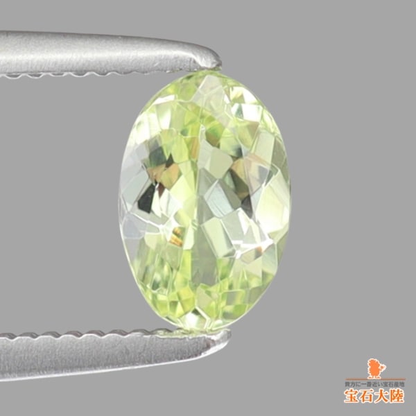 天然石ゾイサイト 天然ゾイサイト 0.84ct 【トリリアント】 バイカラー