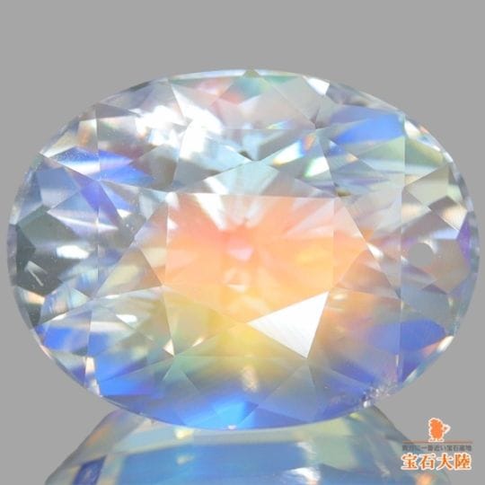 天然アンデシンラブラドライト 8.12ct 【レインボー・大粒】 美品