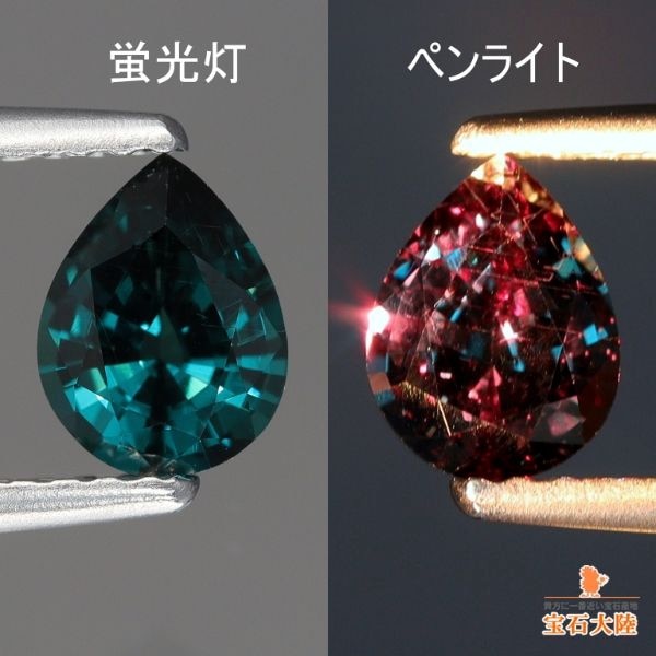 天然カラーチェンジガーネット 0.74ct 【アレキタイプ】マダガスカル