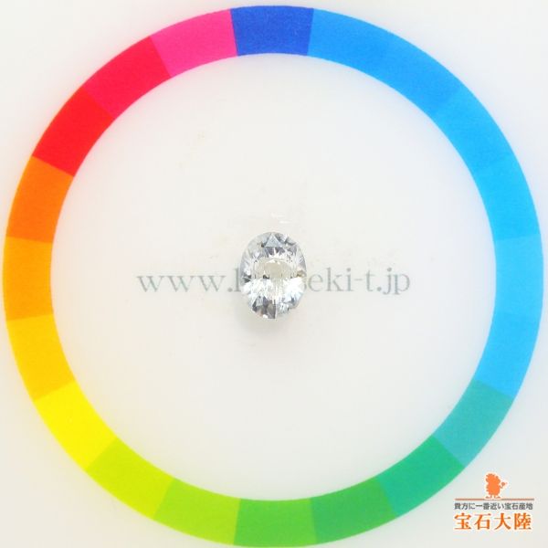 【1本限定】マルチカラー　非加熱高品質サファイア　値引き中 天然サファイア 1.37ct 【カラーレス・非加熱】 マダガスカル 鑑別付