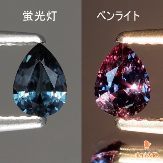 天然カラーチェンジガーネット 0.36ct 【アレキタイプ】 マダガスカル