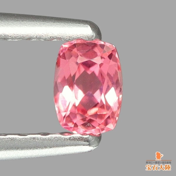 天然ヴェイリネナイト 0.168ct 【美発色オレンジピンク】 パキスタン