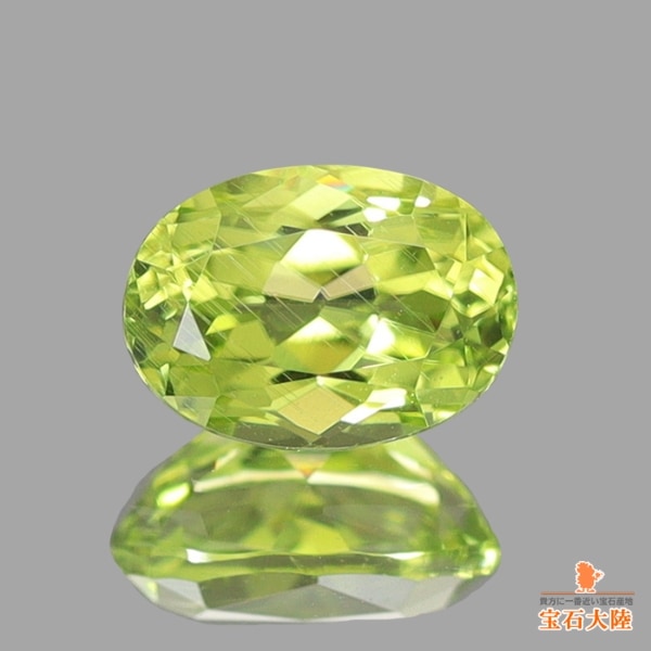 天然ペリドット 0.31ct 【隕石・レインボー】 パラサイト