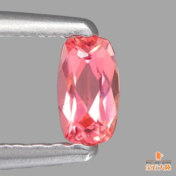 天然ヴェイリネナイト 0.18ct 【美発色オレンジピンク】 パキスタン