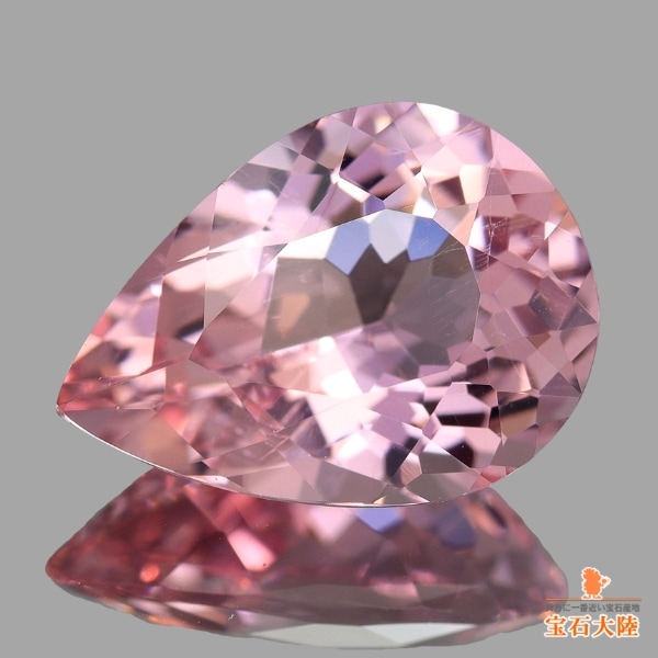 ナイジェリア産モルガナイト 3.08ct パーフェクトカット