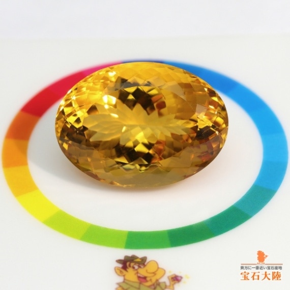 【天然】✨シトリン 20カラット天然シトリンリング ユニークなシトリンエンゲージリング 22