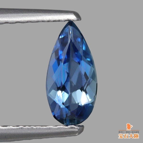 天然アクアマリン 0.44ct 【非加熱サンタマリア】 ブラジル・Tatu産