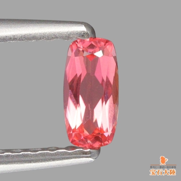 天然ヴェイリネナイト 0.22ct 【美発色オレンジピンク】 パキスタン