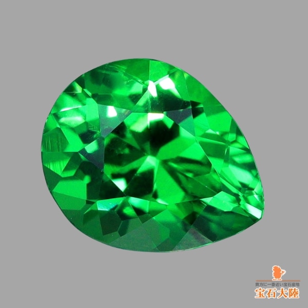 天然ツァボライトガーネット 1.01ct 【Beautiful Neon Green】 タンザニア