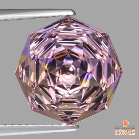 天然アメトリン 6.23ct 【カスタムローズ】ボリビア