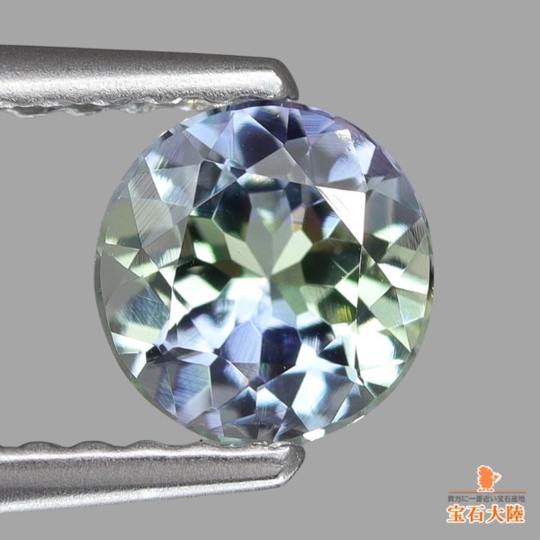 天然ゾイサイト 0.60ct 【マルチブルー】 タンザニア