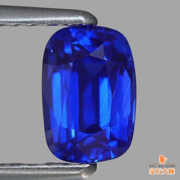 ジュエリー極】濃厚ブルー！良質天然ブルーサファイア1.00ct＆良質 