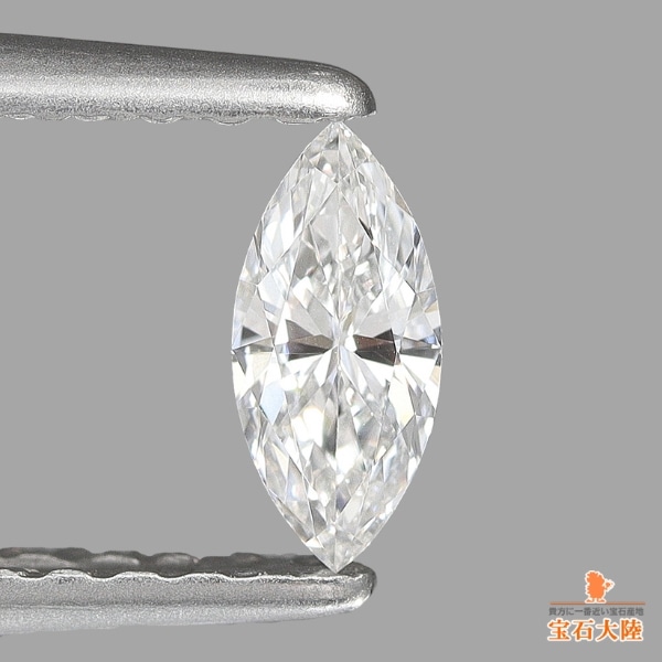 天然ダイヤモンド 0.138ct 【G VSクラス】マーキスカット