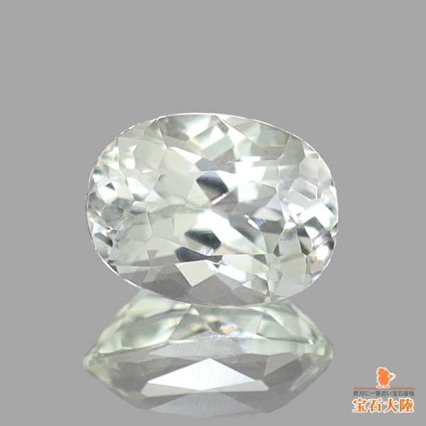 天然トルマリン 0.42ct 【アクロアイト】 オーバルカット