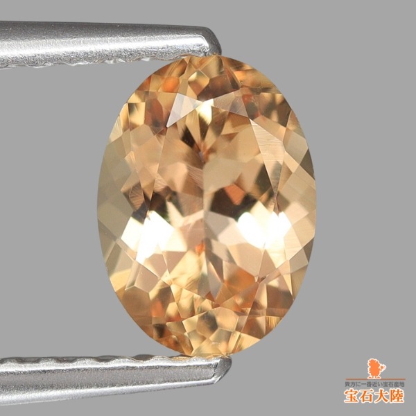 大粒5.56ctのインペリアルトパーズ　ソーティングメモ付き 大粒5.56ctのインペリアルトパーズ ソーティングメモ付き