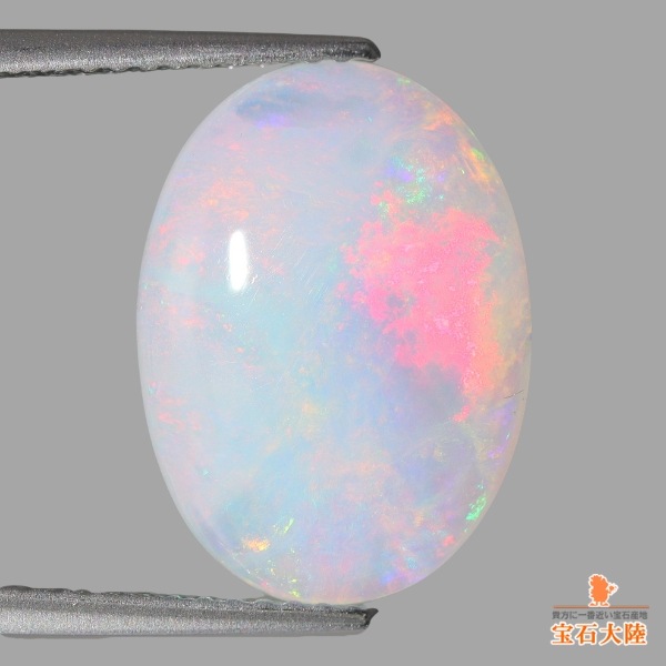 天然オパール 4.48ct 【淡雪】 ブラジル・ピアウイ