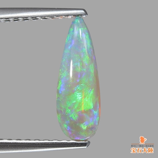 天然オパール 1.10ct 【グリーン遊色】 ライトニングリッジ