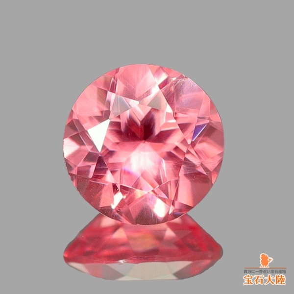 天然ロードクロサイト 0.34ct 【スイートホーム】 ラウンドカット