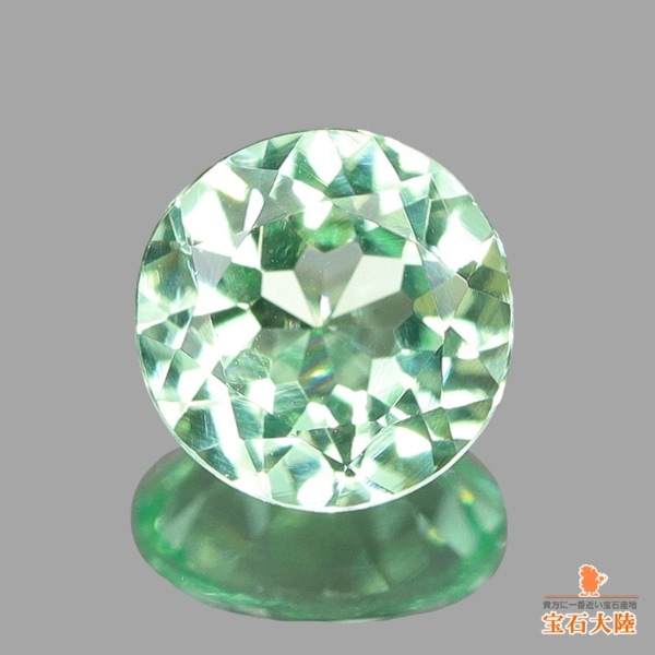 天然ミントガーネット 0.53ct 【爽やかミント】 メレラニ・UVタイプ