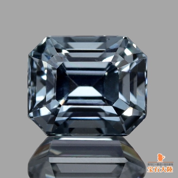 天然スピネル 1.01ct 【プラチナグレー】 ミャンマー