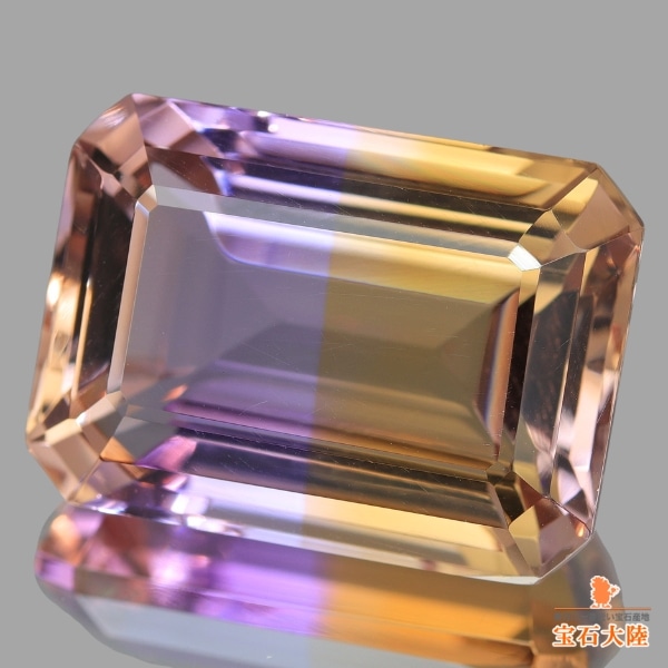 天然アメトリン 26.09ct 【ゴールド&ラベンダー】 ボリビア