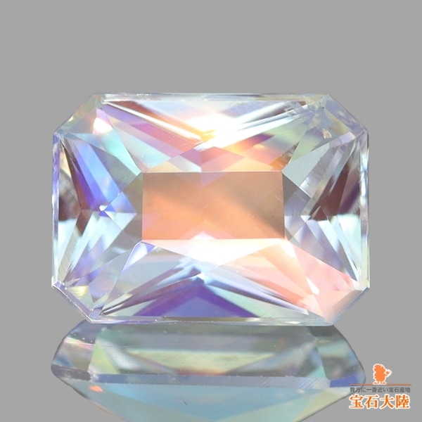ラブラドライト2.28ct ルース 宝石 カスタムカット イエロー 天然石 