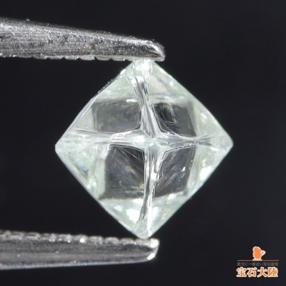 足立宝石店pt－wg製ダイヤモンド天然石タイ止め 天然ダイヤモンド 0.426ct 【ソーヤブル】 アンカット