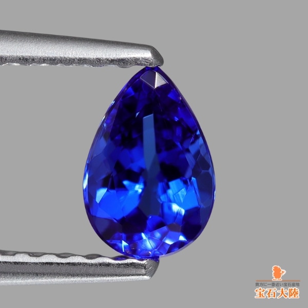 天然タンザナイト 0.51ct 【美濃色】 ペアシェイプ