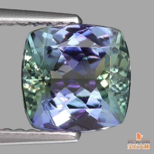 天然ゾイサイト 2.24ct 【マルチバイカラー】 タンザニア