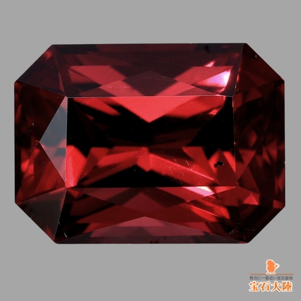 天然ロードライトガーネット 4.47ct 【ディープワインレッド】アメリカンカット