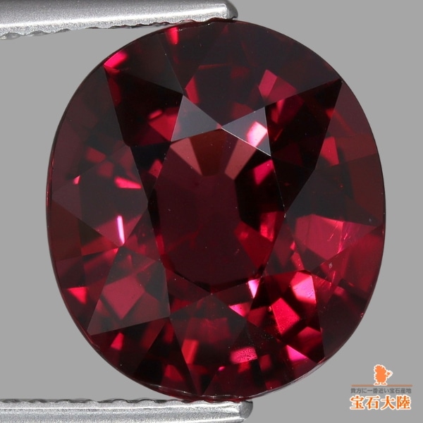 天然ロードライトガーネット 7.40ct 【ディープワインレッド】タンザニア