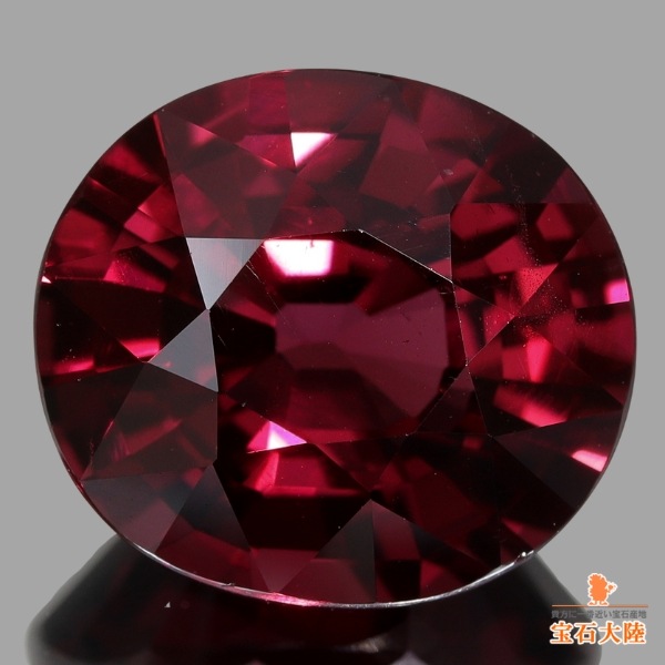 天然ロードライトガーネット 7.40ct 【ディープワインレッド】タンザニア