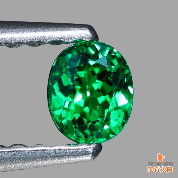 【希産！】タンザナイトon ツァボライトガーネット 共生 Tanzania 産 希産！】タンザナイトon ツァボライトガーネット 共生 Tanzania