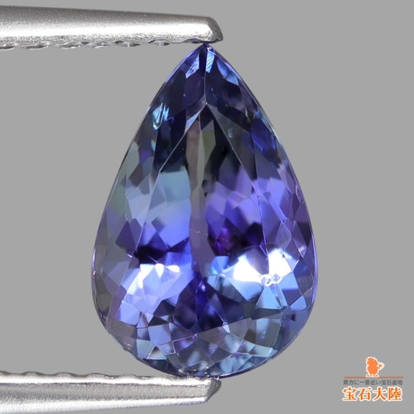 天然ゾイサイト 1.59ct 【マルチブルー】タンザニア