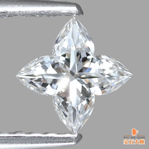 天然ダイヤモンド 0.52ct 【オーキディアカット】F VVS2 GIA鑑定付 ※オーダー限定