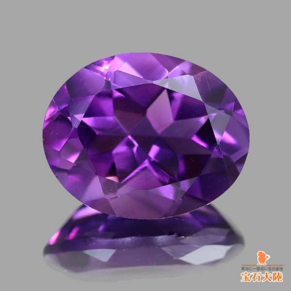 天然アメシスト 2.26ct【美濃色】 オーバル