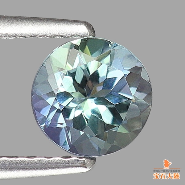 天然ゾイサイト 0.91ct 【マルチカラー】 タンザニア
