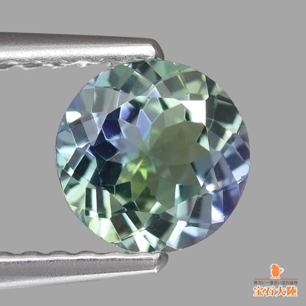 天然ゾイサイト 0.75ct 【マルチカラー】 タンザニア