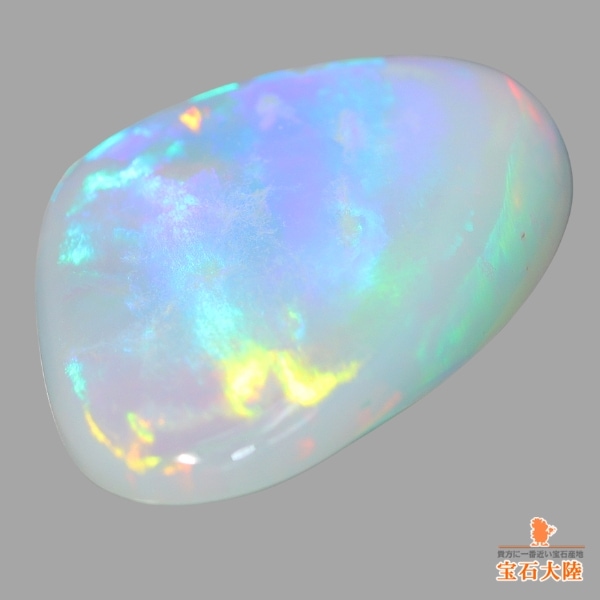 天然オパール 4.25ct 【シェル・ローリングレインボー遊色】美品
