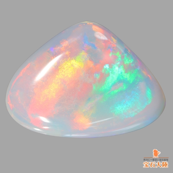 天然オパール 4.25ct 【シェル・ローリングレインボー遊色】美品