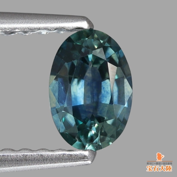 天然サファイア 0.52ct 【グリニッシュブルー】 モンタナ