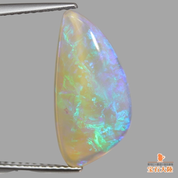 天然オパール 3.81ct 【クリスタルブルー】ライトニングリッジ