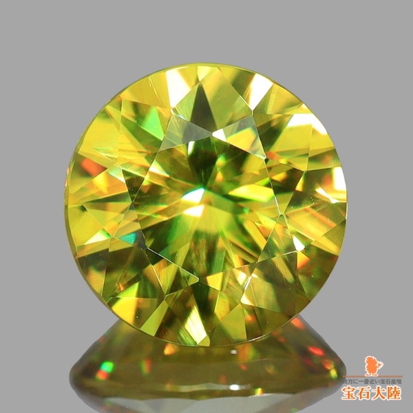 天然スフェーン 1.10ct 【煌めくイエロー】 マダガスカル