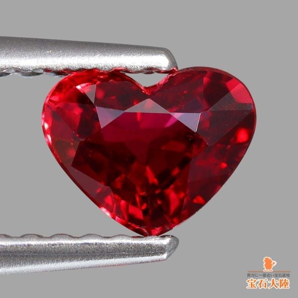 天然トルマリン 1.32ct 【美濃色ルベライト】 ハート