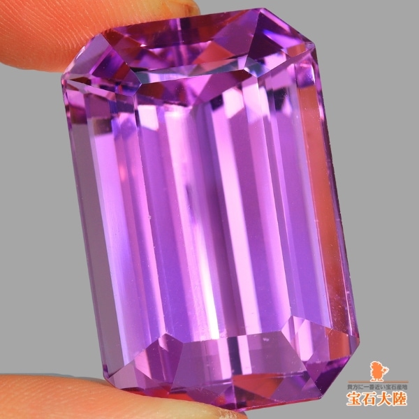 天然クンツァイト　6.72カラット 天然クンツァイト 67.39ct 【美発色ライラックピンク】大粒 TOPカラー